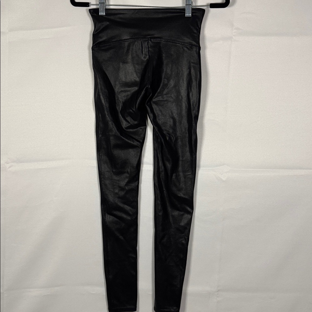 SPANX Black Mid-Rise Medium Leggings - Picture 3 of 5